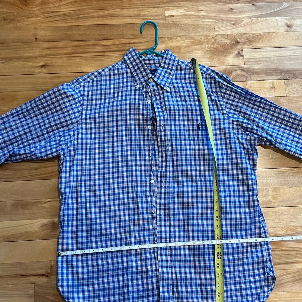Men's Blue Checkered Shirt